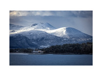 View from Molde across Midfjorden, Norway