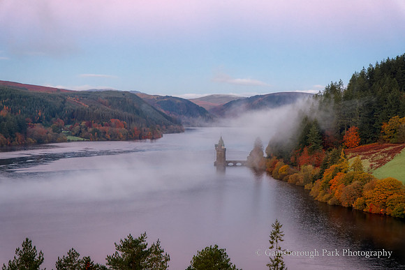 Misty morning at Lake Vyrnwy