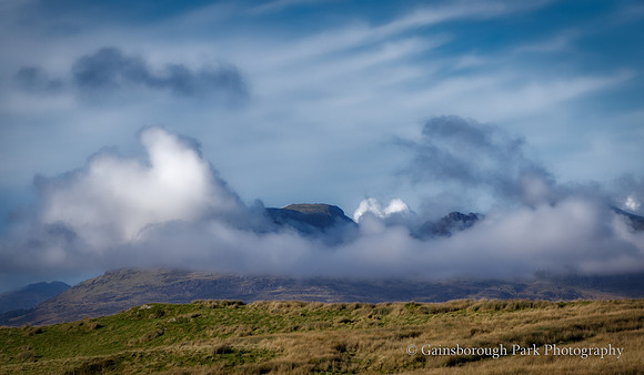 The mountains above Ffestiniog